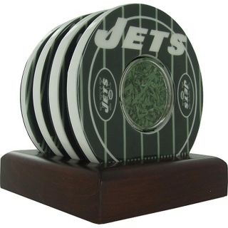 Steiner Sports New York Jets Logo Coasters w/ Yard Markers Today: $36