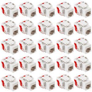 IC107L6CWH   25PK Cat6 Jack   White (Catalog Category