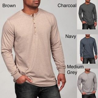 Grey Matter Concepts Mens Henley Shirt
