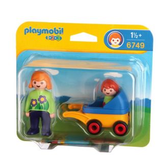 Playmobil maman avec poussette   Achat / Vente UNIVERS MINIATURE