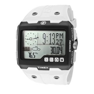 Timex Mens Expedition White Rubber Watch