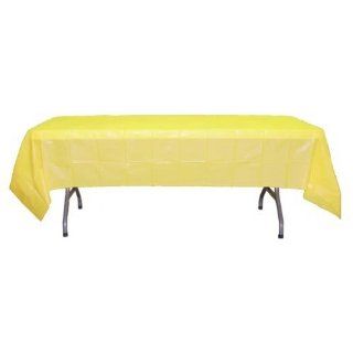Yellow 54 x 108 Plastic Tablecover Health & Personal