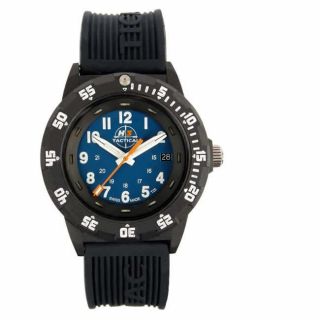 H3 Tactical Mens Sniper Blue Dial Silicone Watch