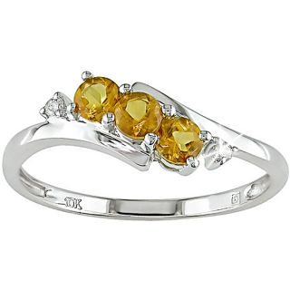 gold citrine and diamond curved ring msrp $ 329 67 sale $ 125 99 off