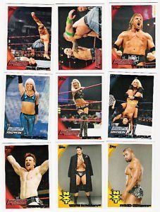2010 Topps WWE Wrestling Trading Card Set  110 Card Hand