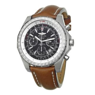 Breitling Mens Bentley Motors T Stainless Steel Chronograph Watch