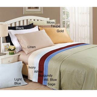 Egyptian Cotton 650 Thread Count Oversized Solid Sheet Set