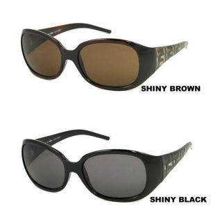 Fendi 444 Womens Shiny Rounded Sunglasses