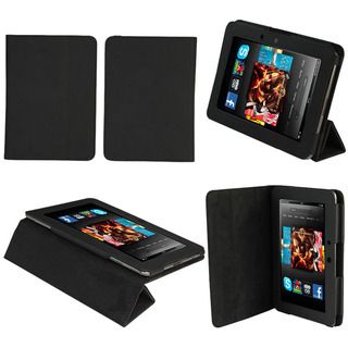 Tri Fold  Kindle Fire HD Black Stand Case