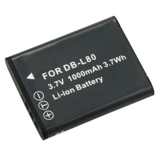Sanyo DB L80 Compatible Li Ion Battery