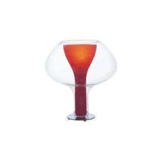 George Kovacs P3810 077 Soft Table Lamp with Clear/Tangerine Glass