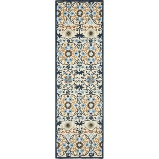 Hand hooked Chelsea Styles Ivory Wool Rug (26 x 8) Today $94.99