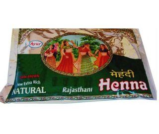 Ayur Rajasthani Henna Powder,200 grams Bags (Pack of 6