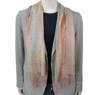 Mens Scarf Silk Handmade In India 14 x 65 inches Clothing