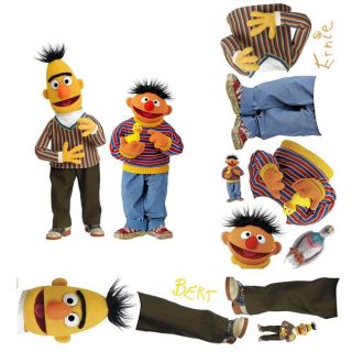 Sesame Street Bert and Ernie Peel and Stick Giant Wall Decals
