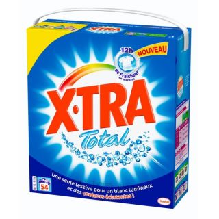 XTRA Total 54 lavages 3.78kg   Achat / Vente LESSIVE XTRA TOTAL 54
