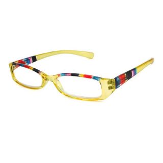 NVU Eyewear Womens Canarsie Yellow Reading Glasses