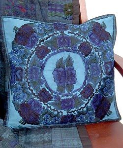 Vivid Blue Quilt/ Pillowcase Set (Guatemala)