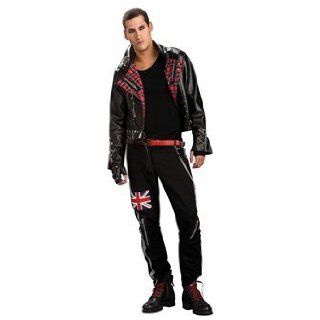 PunkD Out Funky Rock Goth Punk Emo Skull Jacket Costume Adult