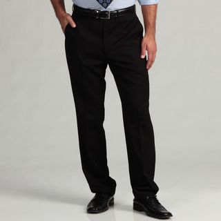Oxford Republic Mens Black Tonal Weave Suit Separates Pant