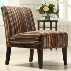 ETHAN HOME Decor Dark Stripe Lounge Chair