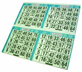 Dab N Stic Bingo Game Sheets 125/Pkg