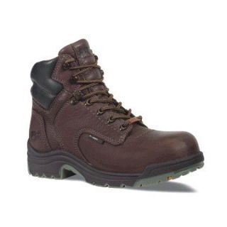 PRO TiTAN 6 inch Soft Toe Waterproof Boot Brown Size 7 Med Shoes
