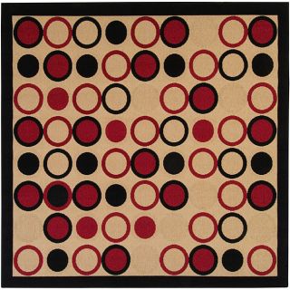 Cafe Series Indoor/ Outdoor Area Rug (89 Square)