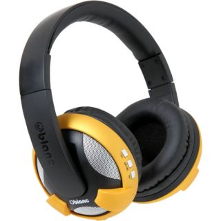 SYBA Multimedia Oblanc U.F.O. Yellow Bluetooth Headphones Today $85