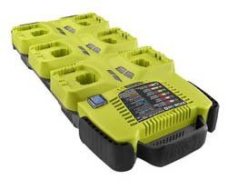 Ryobi ONE 18V Lithium Ion 6 Port Battery SuperCharger with IntelliPort