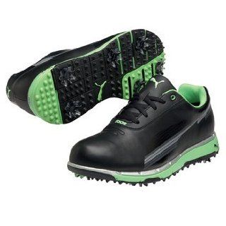 Faas Trac evoSpeed Golf Shoes   Mens Black/Green: Sports & Outdoors