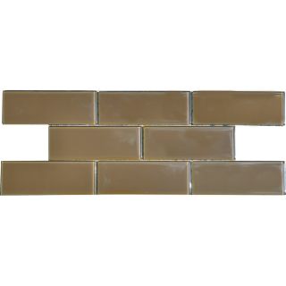 Brown Sugar 3x8 inch Shiny Glass Tiles (Case of 67) Today $100.99 5.0