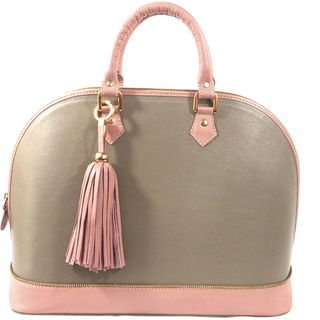 Claudia G. Antonia Leather Structured Handbag