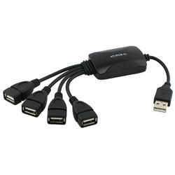 Travel Charger/ 4 port Octopus USB Hub for HP Pavilion/ Compaq