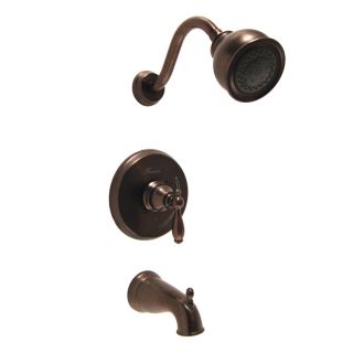 Fontaine Marcello Brushed Bronze Tub and Shower Faucet Set with Valve
