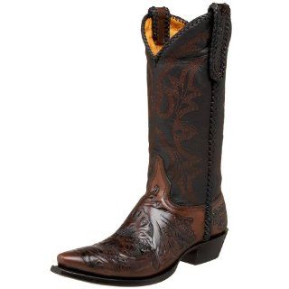 M131 4 Media luna Cowboy Boot,Rock/Black/Chocolate,8.5 M US: Shoes