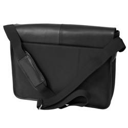Perry Ellis Portfolio Nylon/ leather Laptop Messenger Bag