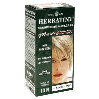 Permanent Herbal Haircolour Gel 10N Platinum Blonde    135 mL Beauty