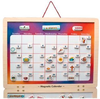 Melissa & Doug Magnetic Calendar: Toys & Games