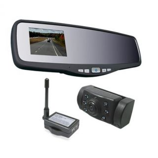Caméra de recul   Sans fil   Ecran LCD TFT intégré au rértroviseur