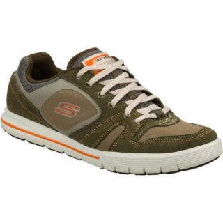 Mens Skechers Relaxed Fit Arcade II Streamline Olive