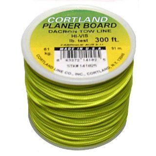 : Cortland Dacron Planer Board Line Test: 135 lb.: Sports & Outdoors