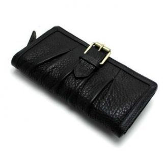 Cole Haan Slim Zip Hazelle II Black Leather Wallet B36679