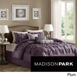 Madison Park Vivian Polyester Solid Tufted 7 piece Comforter Set