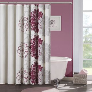 Madison Park Emily Sateen Printed Shower Curtain