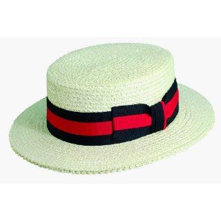 Scala Mens Dress Straw 1 Piece 10/11Mm Laichow Braid Boater Hat