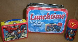 Vandor Lunchtime Salt & Pepper Shakers Superman Kitchen