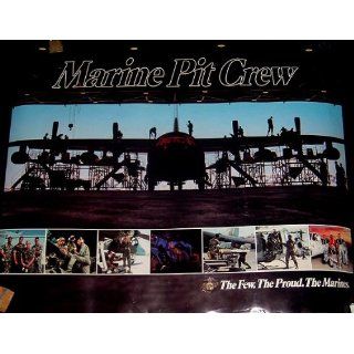 Marine Pit Crew Marine Aviation Poster (Military
