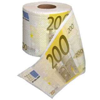 Papier toilette 200 euros, cadeau fun et insolite   Achat / Vente