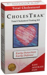 Cholestrak Total Cholesterol Home Testing Kit: Health